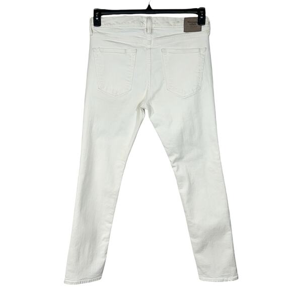 Abercrombie & Fitch SZ W33 L32 Skinny Jeans Iconic Stretch Hi-Rise Zip-Fly White - Picture 5 of 13